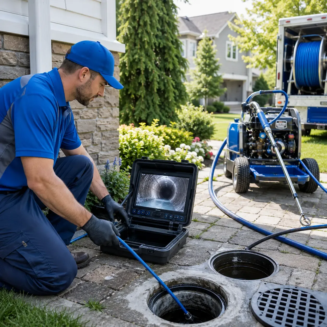 Outdoor drain cleaning professionals serving Plano, TX